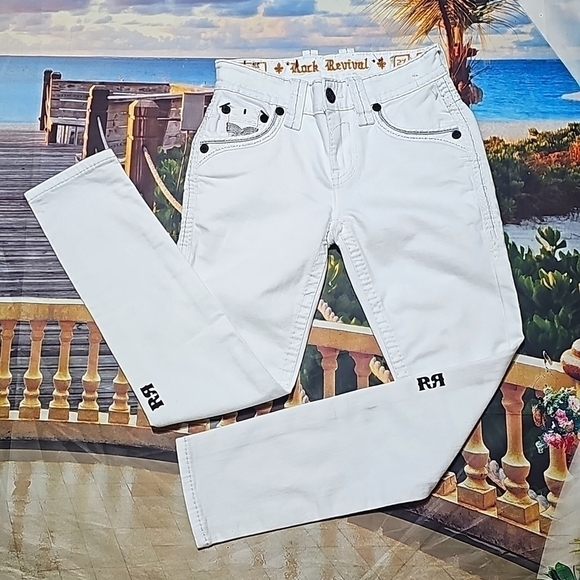 Rock Revival Slim Tapered Robin Jeans‎ Size 27 - Picture 1 of 11